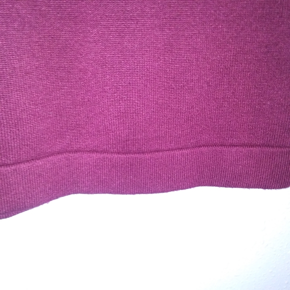 Sparkle Sweater Dress Wine Med - Picture 5 of 11